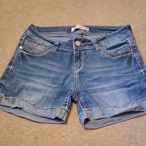 No Boundaries Light Blue Jean Shorts